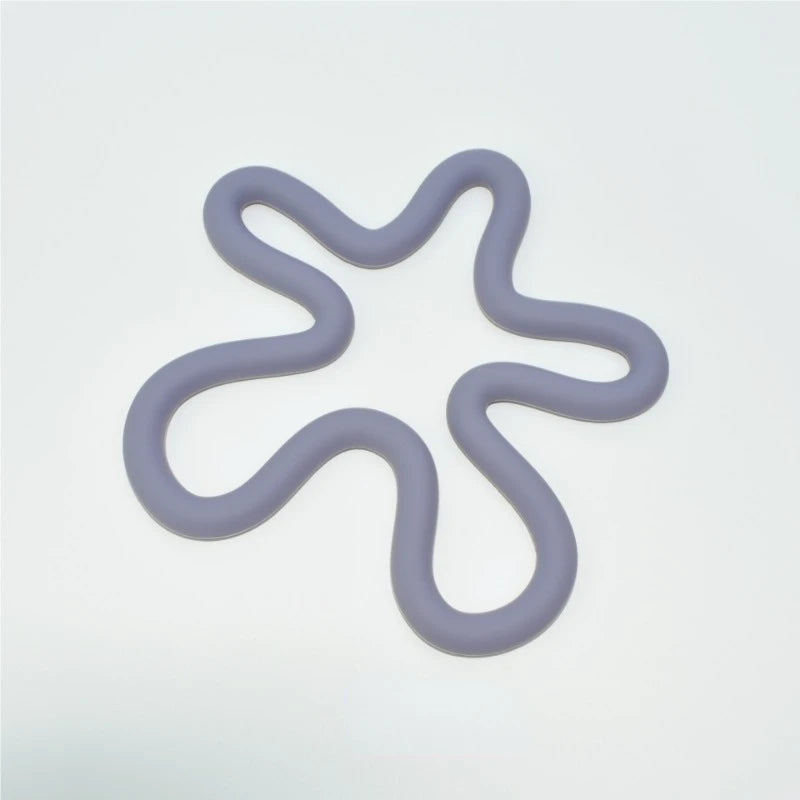Silikon-Untersetzer HexaGrip | Geometrisches Design | Hitzebeständig & rutschfest | 16,5 cm | Für Töpfe, Tassen & Schüsseln