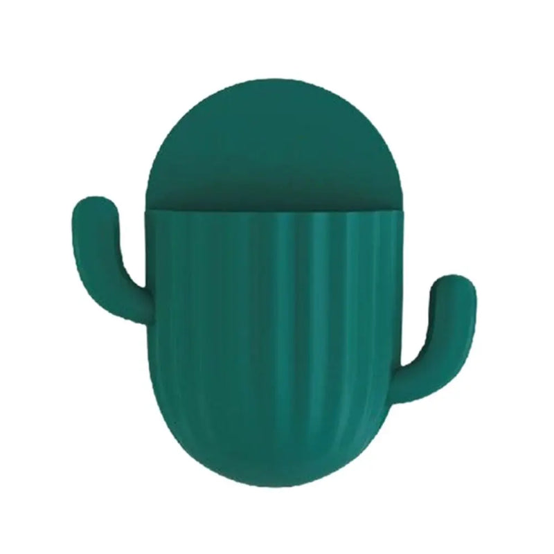 Selbstklebender Wandhalter CactoHold | Zahnbürsten- & Bad-Organizer | Ohne Bohren | 14,5 × 14,5 cm