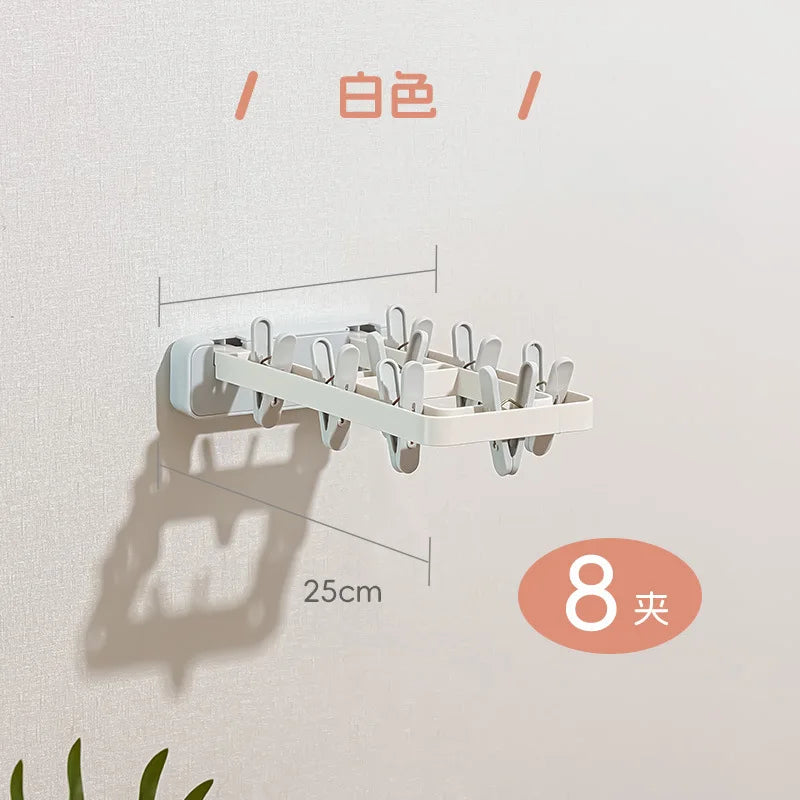 Wandklapp-Trockner AeroFold | Platzsparender Wäschetrockner & Handtuchhalter | Windfest & Belastbar | Faltbar