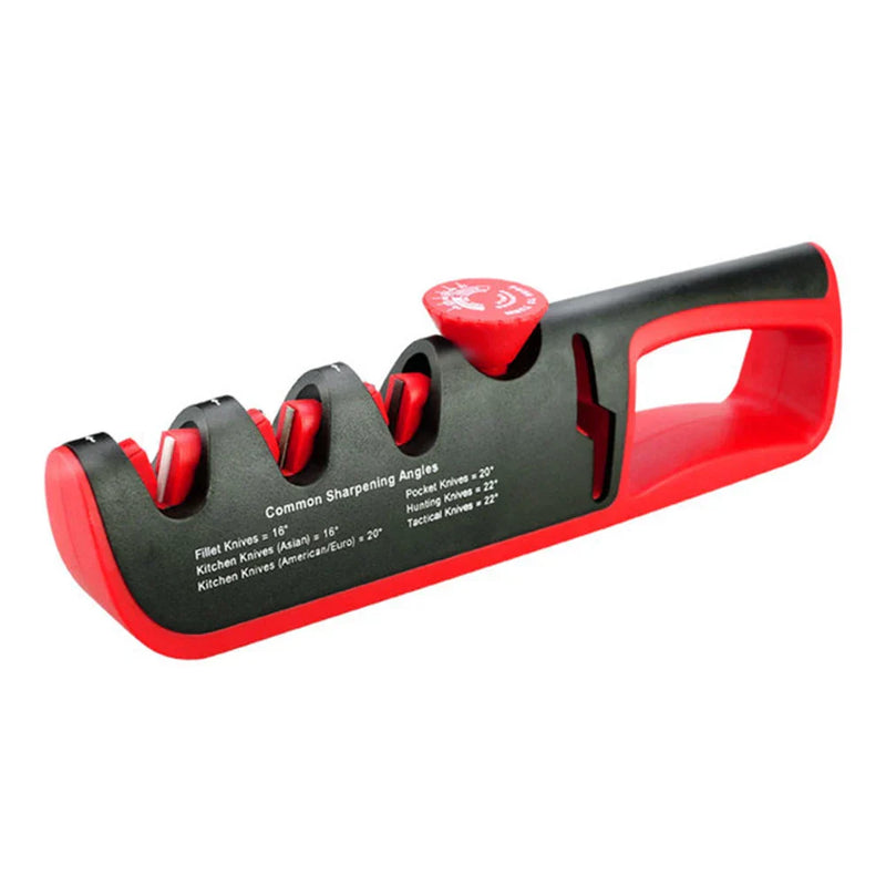 SharpEdge Pro Messerschärfer | 3-Stufen-System | Verstellbarer Winkel 14°–24° | Für Messer & Scheren