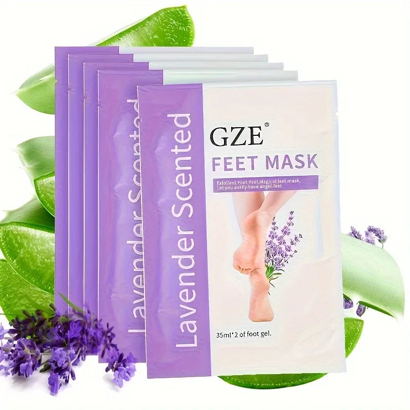 Fußpeeling-Maske SilkStep Pure | Entfernt Hornhaut & abgestorbene Haut | Für trockene, rissige Füße & Fersen | Glättende Intensivpflege