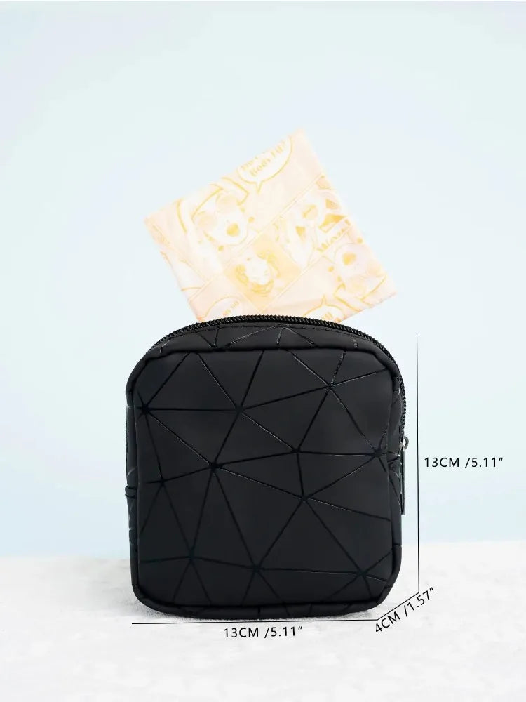 Wasserdichte Aufbewahrungstasche Luniva Pocket | PU-Leder | Für Schmuck, Hygieneartikel & Alltag | Kompakt & Stylisch | 13×4×13 cm