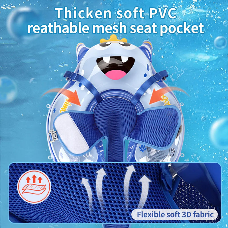 Babyschwimmring AquaBär | Sicherer Schwimmspaß für Babys | Für 6–36 Monate | Umweltfreundliches PVC