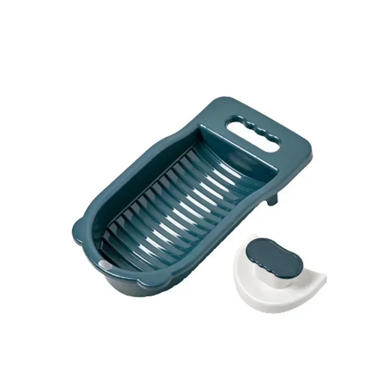 Scrubino CleanBoard Mini Waschbrett für Unterwäsche & Socken | Rutschfest & extra stabil | Kompakt für Bad & Reisen