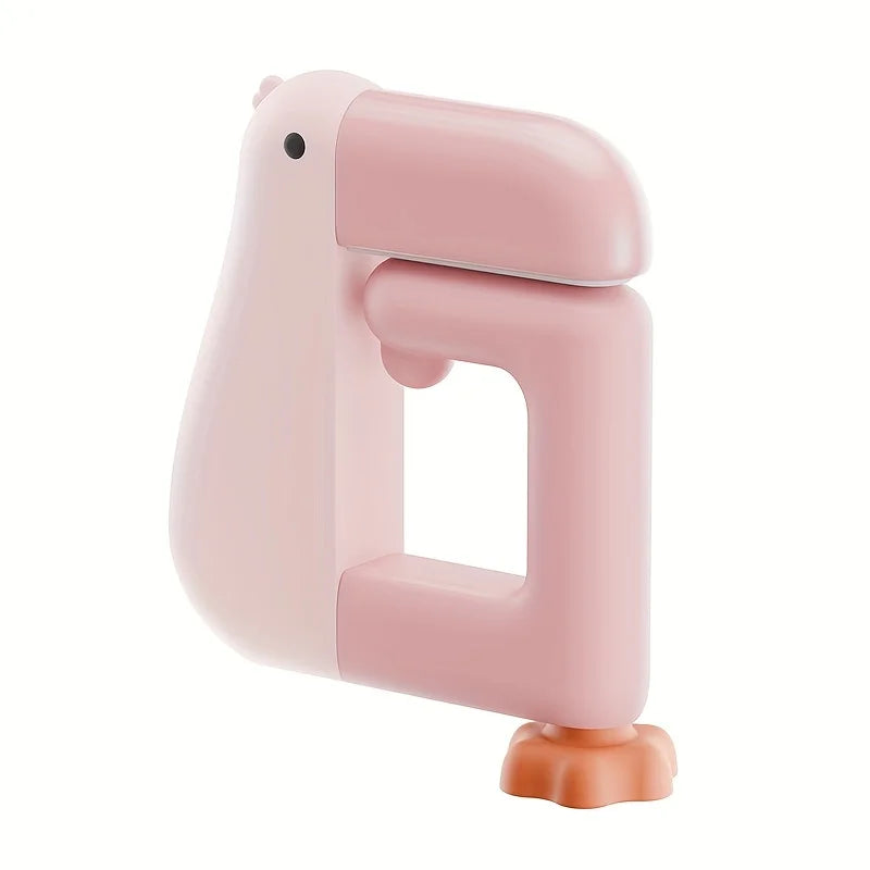 Taschenhaken QuackHook | Enten-Design Haken für Tischkante | Kein Bohren | Platzsparende Aufhängung für Tasche & Rucksack