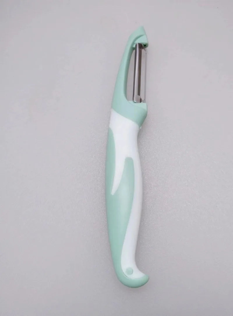 Peelino Gemüseschäler mit Edelstahlklinge & ergonomischem Griff | 18,3 × 2,4 cm | Für Obst & Gemüse | Spülmaschinengeeignet