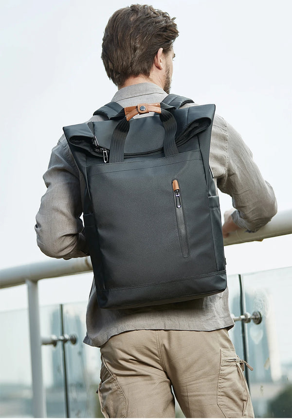 Multifunktionaler Herren-Rucksack KnightShield | USB-Port, Erweiterbar, Wasserdicht, Anti-Diebstahl