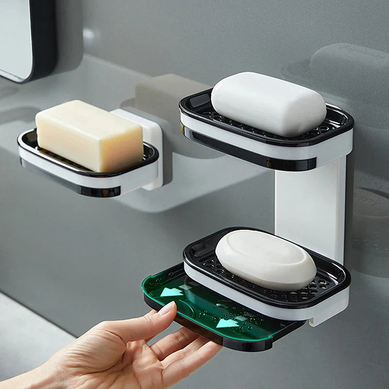 SoapLift – Die clevere Doppelablage für trockene & saubere Seife!