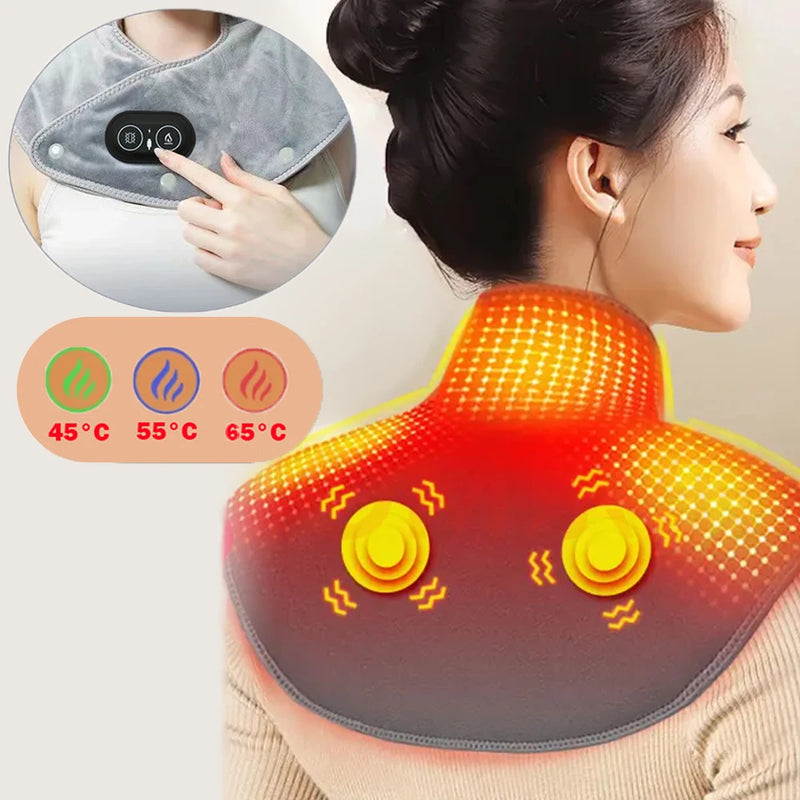 Wrme-Nacken- & Schultermassager ThermoLiva | USB-Heizkissen mit Vibra Mein Maison Wrme-Nacken- & Schultermassager ThermoLiva | USB-Heizkissen mit Vibra Mein Maison