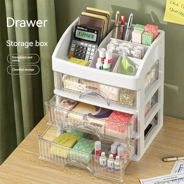 Kosmetik- & Schmuck-Organizer BelleTidy MultiDrawer | 4-stöckige Aufbewahrungsbox mit Schubladen | Für Make-up, Schmuck & Haaraccessoires