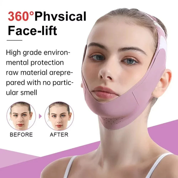 V-Lifting Maske FaceForm | 360° Gesichtsstraffung | Atmungsaktiv & Elastisch | Für Damen & Herren