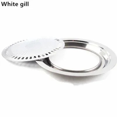 SmokeFree Grill Rauchfreie Grillpfanne | Antihaft & Edelstahl | Für Gas-, Elektro- & Keramikherde | Ø 30 cm
