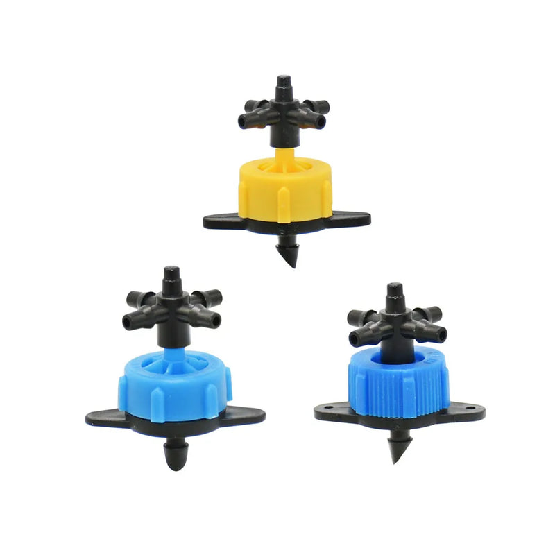 IRRIFLEX Kreuz-Verbinder | 2-Wege-Pfeilanschluss | Für 3 mm & 5 mm Schläuche | Tropfbewässerungssysteme