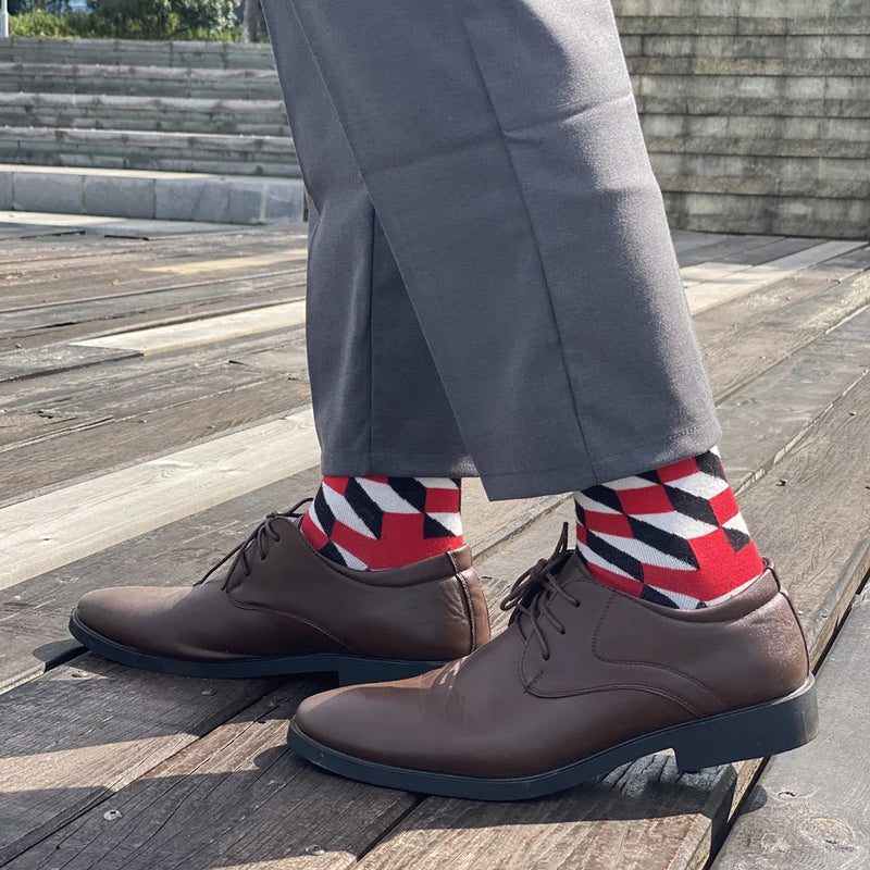 Coloria Herren Socken 5er-Pack | Bunte Freizeit- & Businesssocken | Gekämmte Baumwolle | Größe 40–46