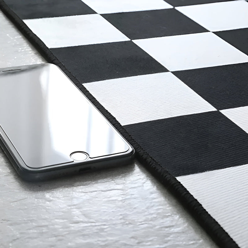 Liora Halbkreis-Türmatte | Rutschfest & Schmutzabweisend | Modernes Design | Für Innen & Außen