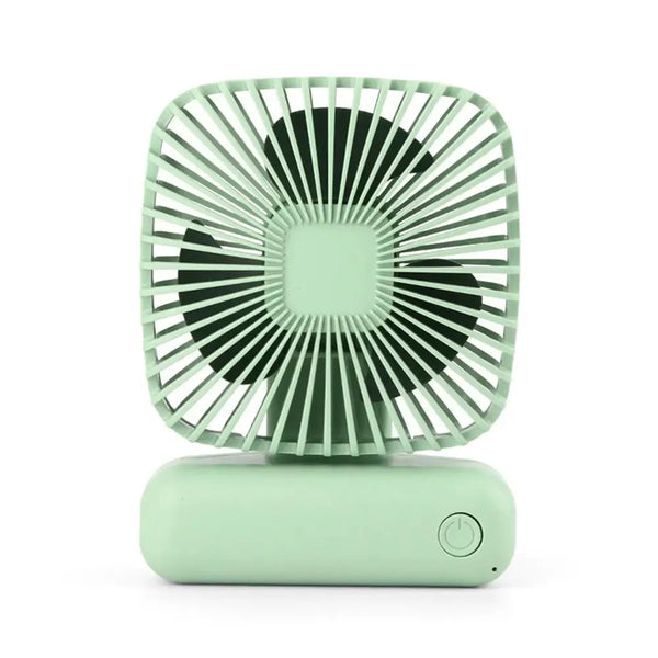 Mini USB-Tischventilator BreezeBox PocketCool | 3 Geschwindigkeiten | Wiederaufladbar & Leise | Tragbar für Büro, Auto & Outdoor | 800 mAh Akku