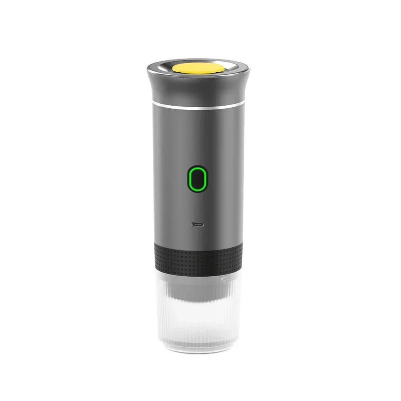Brewvivo Elektrische Espressomaschine kabellos | 3-in-1 für Kapseln & Kaffeepulver | Tragbar für Reise, Auto & Camping