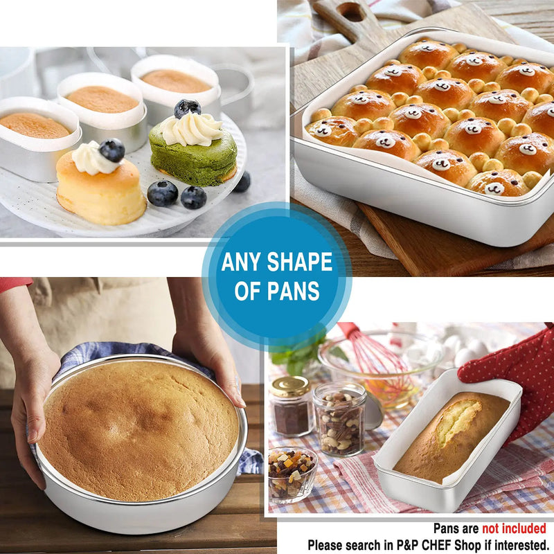Bakello Backpapier auf Rolle 1/2/3 Stück à 20 m | Antihaft & Hitzebeständig | Für Backofen, Mikrowelle & Heißluftfritteuse | Lebensmittelecht & Wasserfes