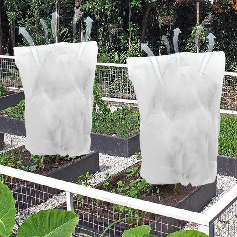 FrostGuard Garden | Winter Pflanzenschutzhaube mit Reißverschluss | Frost-, Vogel- & Insektenschutz | Wiederverwendbar & Atmungsaktiv