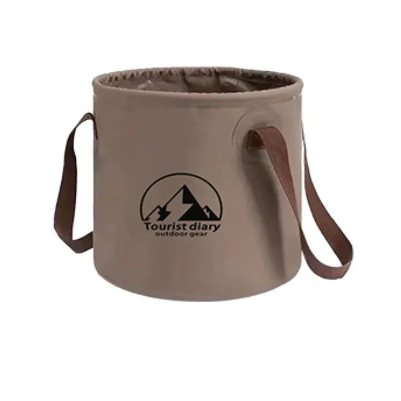 PackSink Faltbarer Outdoor-Eimer | Wasserdicht & Tragbar | 10L / 20L | Für Camping, Angeln, Reisen & Garten