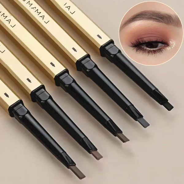 Augenbrauenstift BrowCraft DuoShape | 2-in-1 mit Dreiecksspitze & Bürste | Wasserfest & Präzise | 15,5 cm