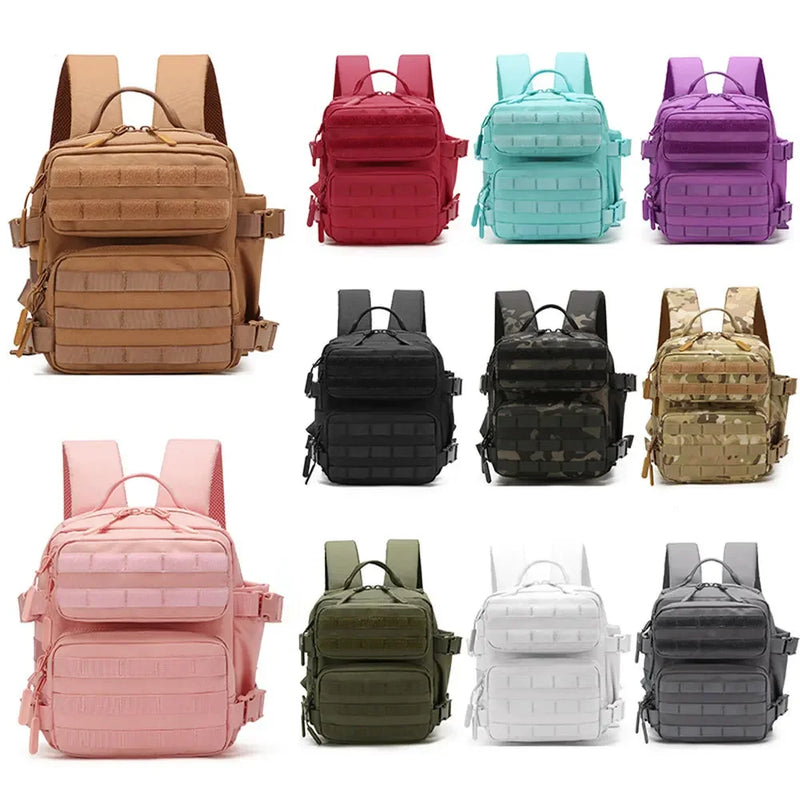 Tactivo Mini-Rucksack 9L | MOLLE-Outdoorrucksack | Kompakt & Strapazierfähig | Für Wandern, Camping & EDC
