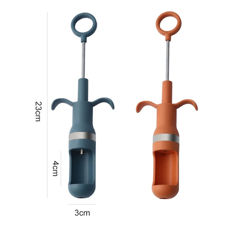 CoreLino Kernentferner für Kirschen & Oliven | Manuelles Entkernwerkzeug aus Edelstahl & ABS – 23×3 cm