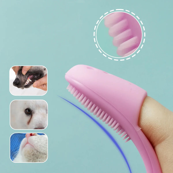 Fingerbürste GentlePaw CareTip | Weiche Pflegebürste für Zähne, Augen & Fellreinigung | Für Hunde & Katzen
