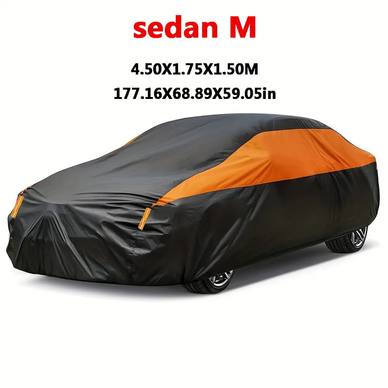 Autoabdeckung CARVION | Wasserdicht & UV-Schutz | Für SUV & Limousine | 190T Polyester