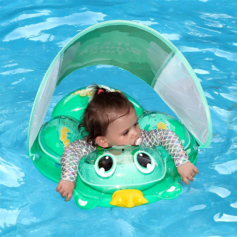 Babyschwimmring AquaBär | Sicherer Schwimmspaß für Babys | Für 6–36 Monate | Umweltfreundliches PVC