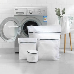 Wäschebeutel-Set CareMesh Deluxe | Feinwaschbeutel mit Reißverschluss | Schutz für BHs, Unterwäsche & Feinwäsche