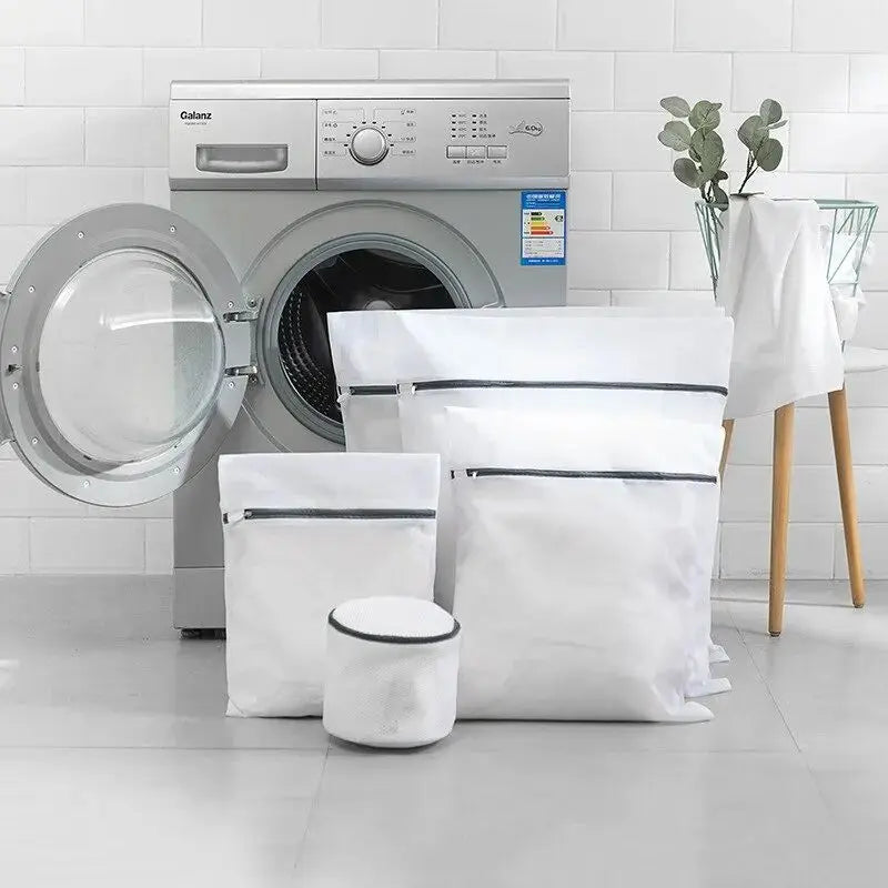 Wäschebeutel-Set CareMesh Deluxe | Feinwaschbeutel mit Reißverschluss | Schutz für BHs, Unterwäsche & Feinwäsche