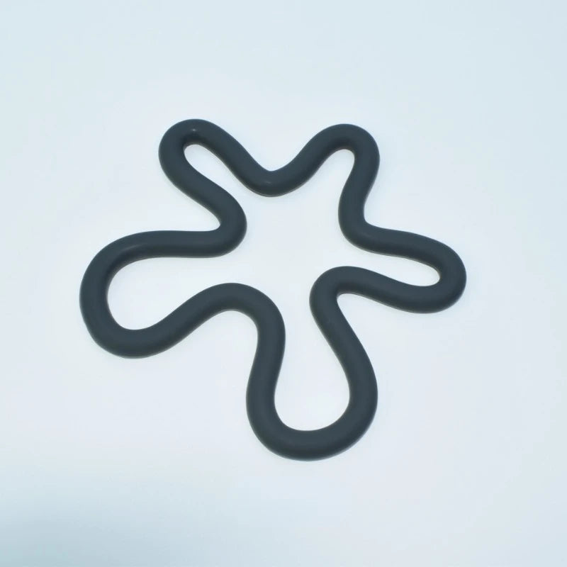 Silikon-Untersetzer HexaGrip | Geometrisches Design | Hitzebeständig & rutschfest | 16,5 cm | Für Töpfe, Tassen & Schüsseln