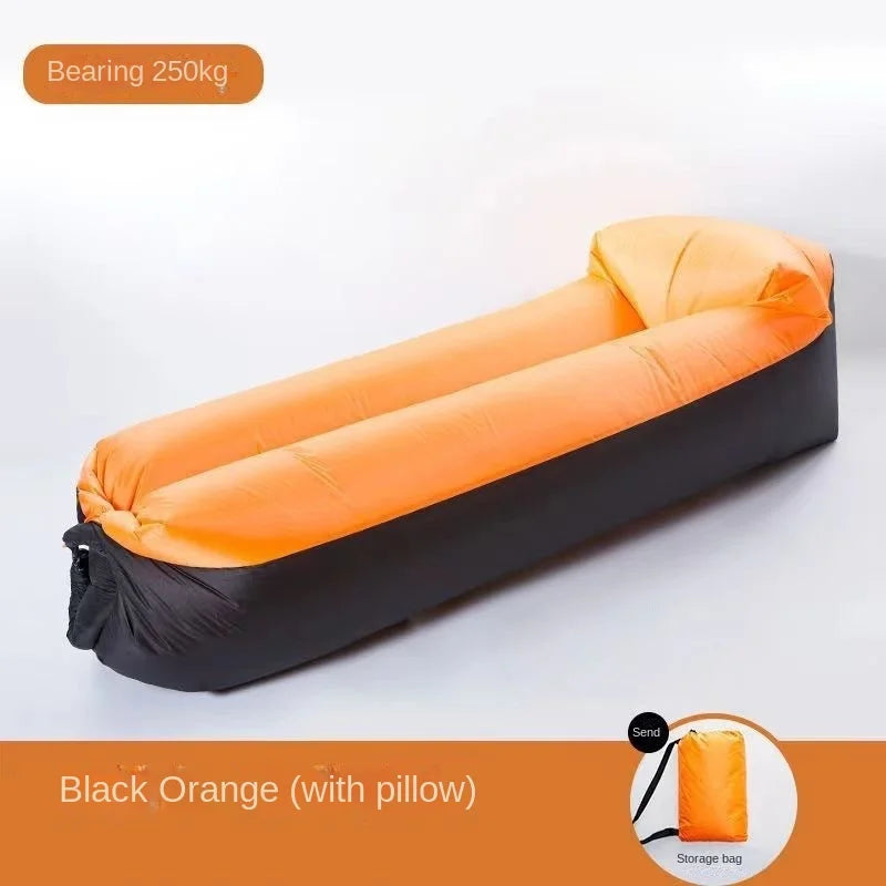 Airvana Aufblasbares Sofa Outdoor | Tragbare Luft-Couch für Camping & Strand | Mit Kopfstütze & 30h Haltbarkeit