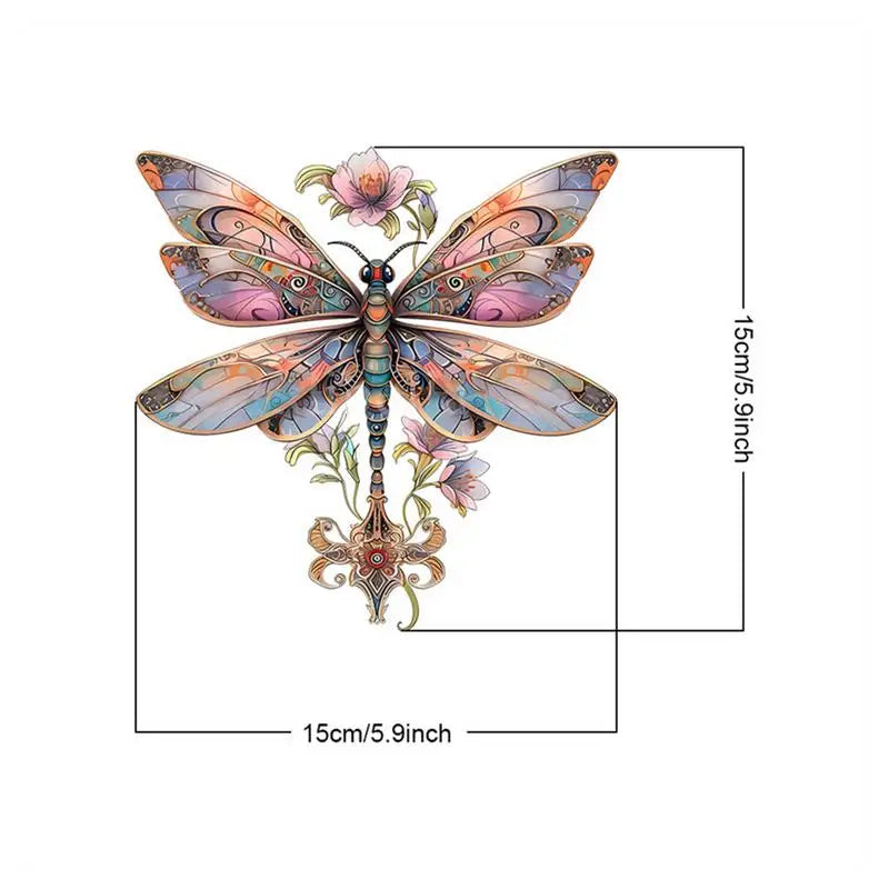 Vivarillo Acryl Schmetterlings-Dekoration | 2D Wand- & Fensterdeko | Wetterfest | 15 × 15 cm
