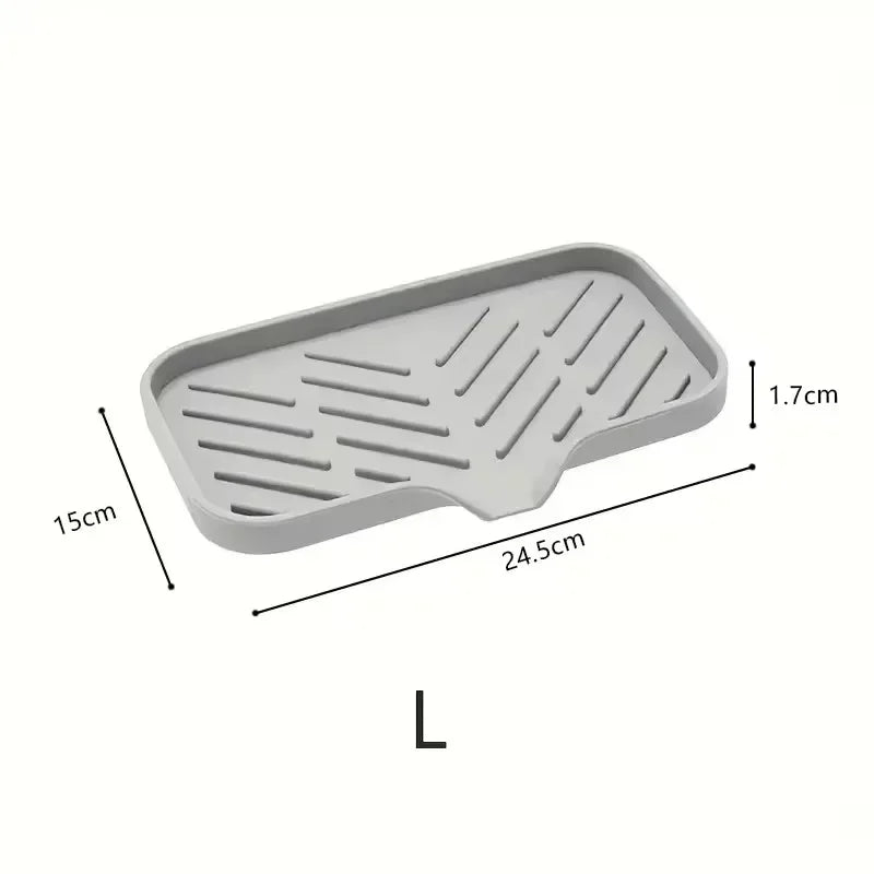 Spülmatte SilikonFlex | 6-in-1 Design | Hitzebeständig & Hygienisch | Für Küche & Bad | Platzsparend & Elegant