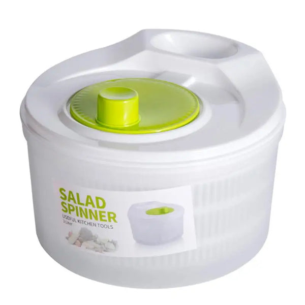Salatschleuder VitaSpin | 5L Fassungsvermögen | Mit Kurbel & Ausgussöffnung | Für Salat & Gemüse