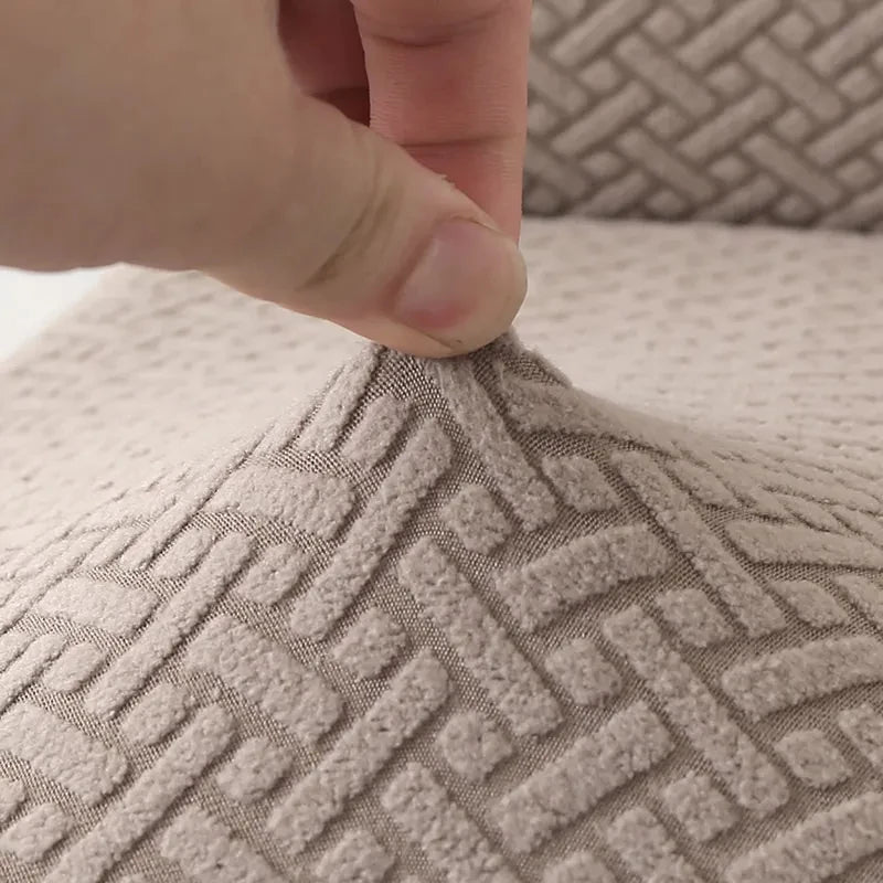 Stuhlhusse Velvona | Elastisch & Dick Gepolstert | Jacquard-Stretchbezug | Waschbar & Knitterfrei