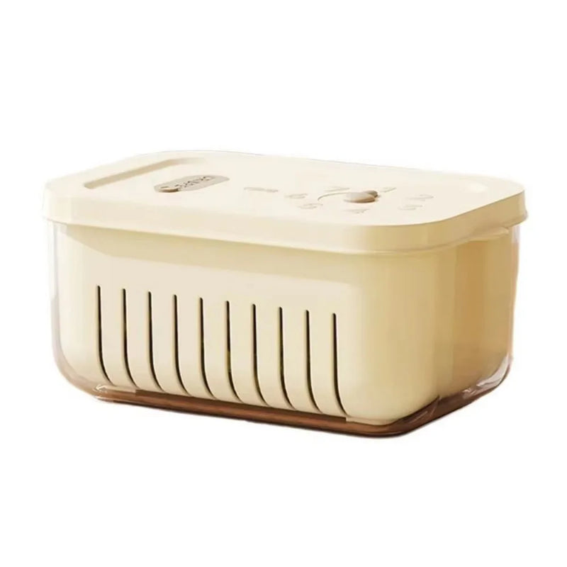Frescura | Frischhaltebox 1400 ml | Stapelbar & Luftdicht | TPR & PP | 17,5 x 12,5 x 8 cm