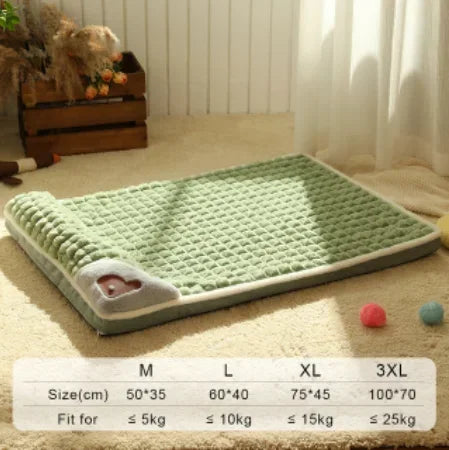 PAWSOMNIA Orthopädisches Hundebett | Abnehmbarer Bezug & Waschbar | Memory Foam | Für Hunde & Katzen
