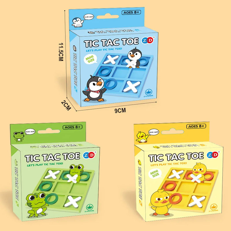 MindMatch Mini-Tic-Tac-Toe | Party- & Familienspiel | Interaktives Puzzle | Kompakte Spielversion