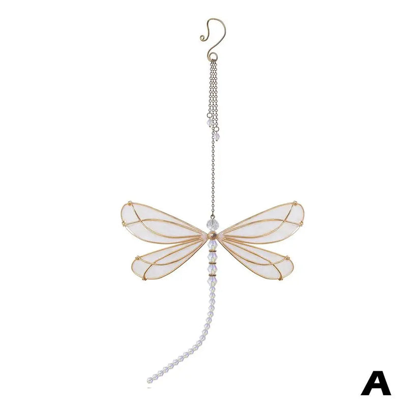 LumiFly | Kristall-Suncatcher mit Libelle | Windspiel & Deko | 15 × 15 cm