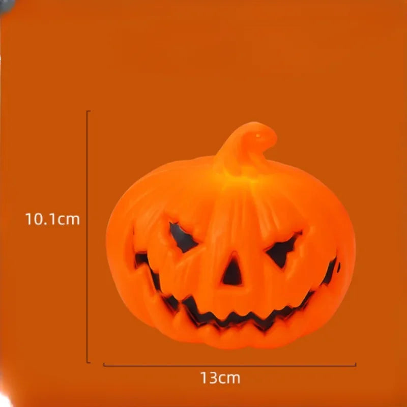 Halloween-Kürbislaterne JackoGlow | LED-vorbeleuchtet | Wiederverwendbare Kürbis-Deko | Wohnzimmer, Garten & Party