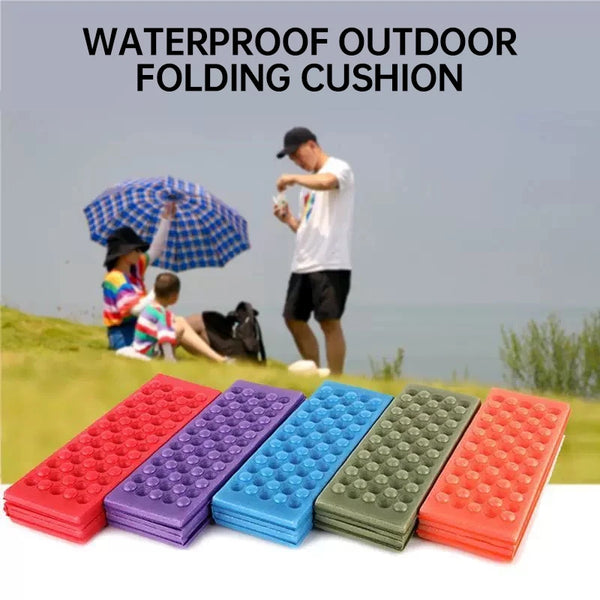 Outdoor Sitzkissen Faltbar | Wasserdicht & Ultraleicht | TrekFold XPE Isomatte für Wandern & Camping
