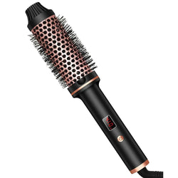 Stylique 3-in-1 Ionen-Haarglätter & Lockenstab | Glätten, Wellen, Volumen | Anti-Verbrühungs-Bürste
