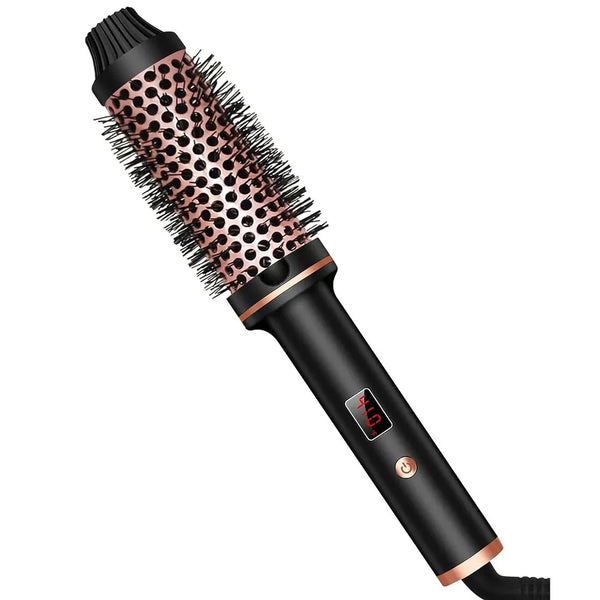 Stylique 3-in-1 Ionen-Haarglätter & Lockenstab | Glätten, Wellen, Volumen | Anti-Verbrühungs-Bürste