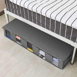SpaceSaver Unterbett-Aufbewahrungstasche | Faltbar | Mit Griffen | Vliesstoff