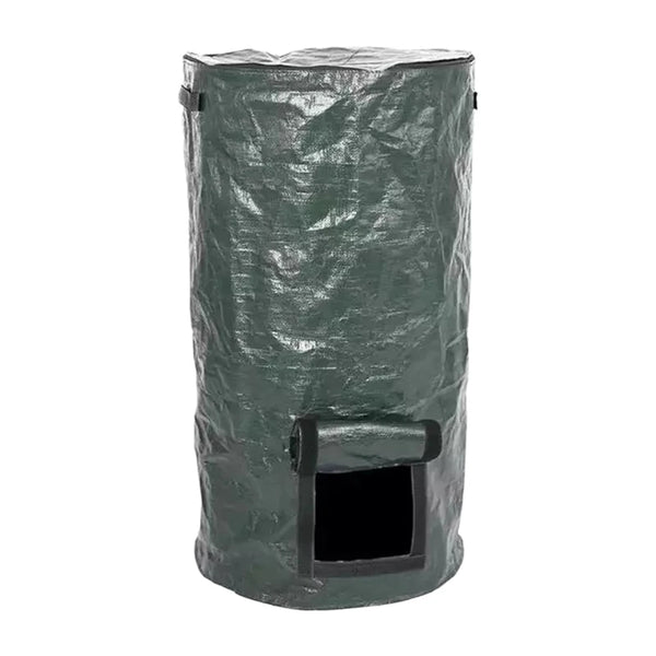 EcoLora Kompostsack Kompostsack Garten | Belüftet & Wiederverwendbar | 35x60 cm | Robustes PE-Material