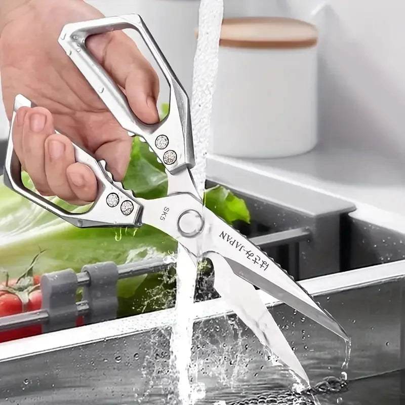 Küchen­schere multifunktional | Edelstahl SK5 | Für Fleisch, Fisch & Gemüse | Ergonomischer Griff