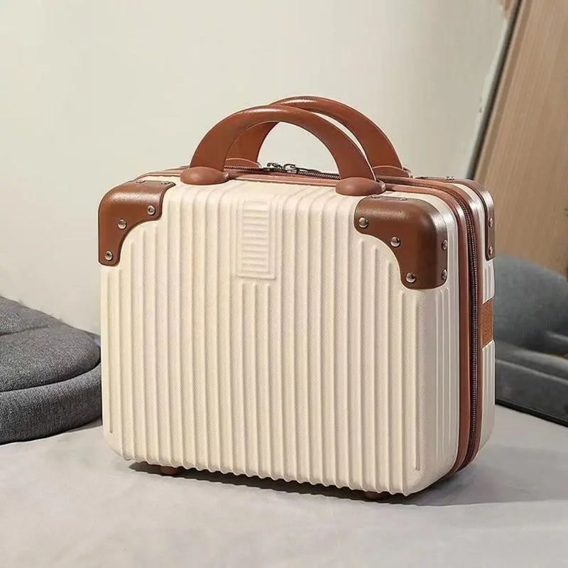 Travellia Mini-Kosmetikkoffer | Kompakt & Stylisch | Hartschale aus ABS+PC | Ideal für Reisen & Make-up